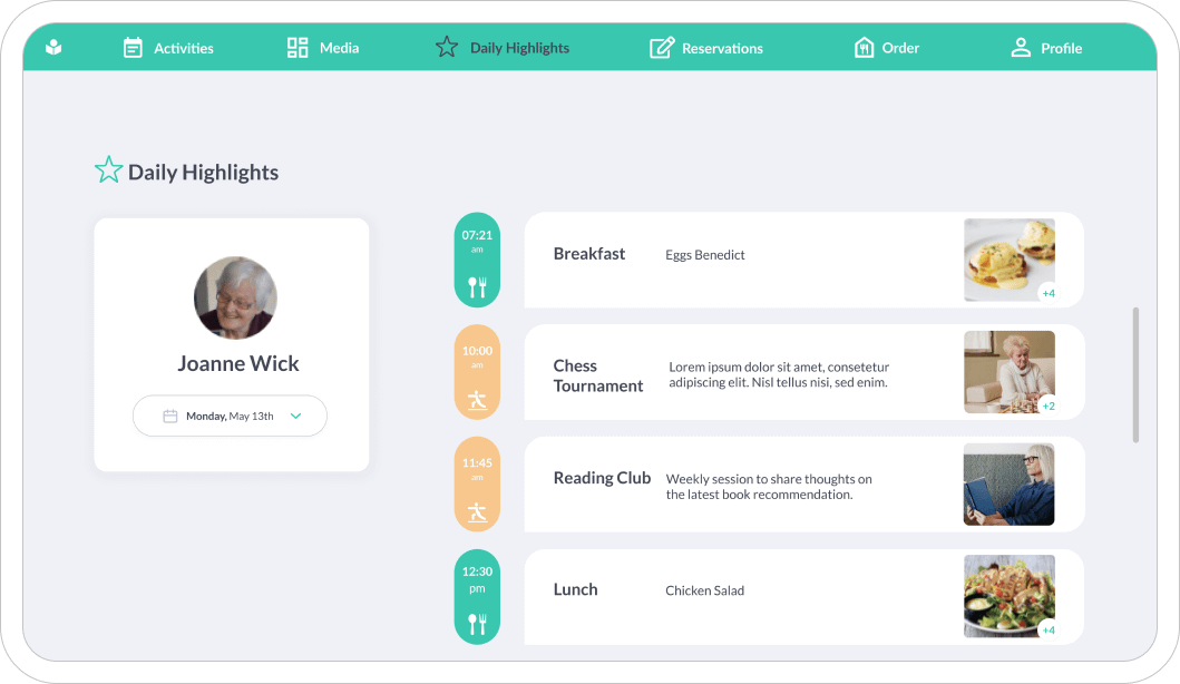 Engage your residents visually.